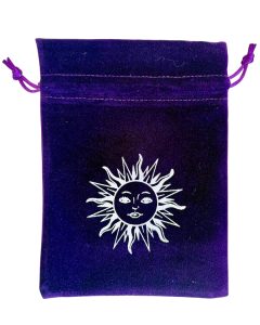 bolsa terciopelo sol