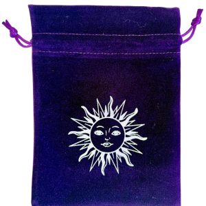 bolsa terciopelo sol